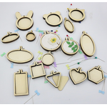 Embroidery Hoop Factory - Mini Wooden Cross Stitch Hoop for Frame