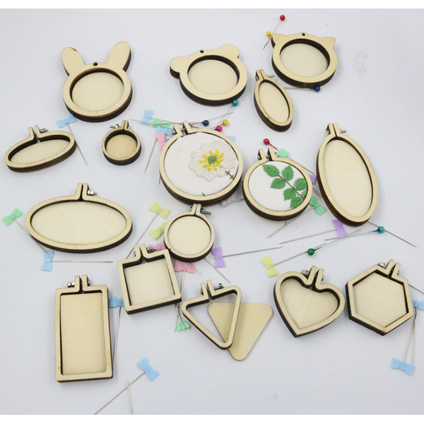 Embroidery Hoop Factory - Mini Wooden Cross Stitch Hoop for Frame