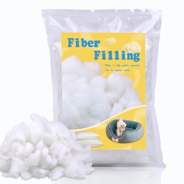 Polyester Fiber Fill Factory - White Fluff High Resilience Polyfill