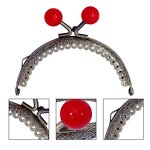 Purse Frame Factory - 8.5cm Hardware Ball Clasp Lock Clutch Frame