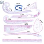 Sewing Ruler Set Factory - Multifunctional Tailor Measuring Curve Ruler