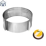 Cake Mold Factory - Large Stainless Steel Layered Mousse Ring Bakery