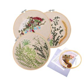 Embroidery Kit Factory - Flower Home Decoration Plant Starter Kit