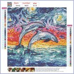 Diamond Painting Kits Factory - 5D Cartoon Animal DIY Diamond Painting