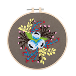 Embroidery Kit Factory - Flower Pattern Embroidery Set Needlework Kit