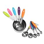 Measuring Cup Set Factory - 304 Stainless Steel with Silicone Grips