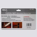 Mounted Stone Set Factory - 10Pcs Abrasives Grinding Cone Head Set