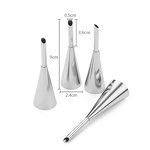 Cream Puff Nozzle Factory - Long Shape Decorating Mouth Baking Tool