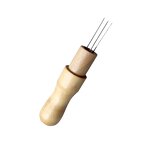 Felting Needles Factory - 3 Needles Poke Wood Handle Felting Tools