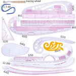 Sewing Ruler Set Factory - Plastic Scale Curve Cloud Template Ruler