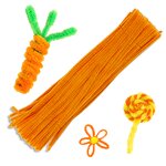 Pipe Cleaners Factory - DIY Arts Crafts Set Gold Chenille Stems