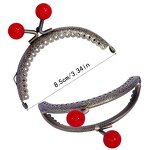 Purse Frame Factory - 8.5cm Hardware Ball Clasp Lock Clutch Frame