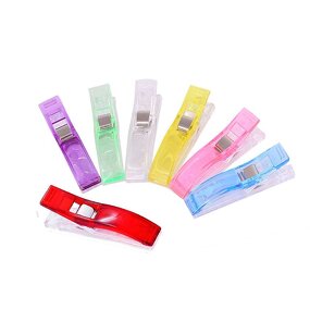 Sewing Clips Factory - Long Big Size Assorted Colors Patchwork Clips