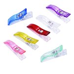 Sewing Clips Factory - 50pcs Colorful Long Plastic Fabric Wonder Clips