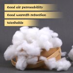 Polyester Fiber Fill Factory - White Fluff High Resilience Polyfill