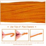 Pipe Cleaners Factory - DIY Arts Crafts Set Gold Chenille Stems