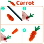 Pipe Cleaners Factory - Polyester Pastel Colors Pipe Cleaners for Crafts