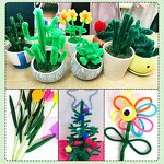 Pipe Cleaners Factory - DIY Christmas Green Pipe Cleaners Craft for Kids