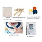 Embroidery Kit Factory - DIY Punch Needle Cross Stitch Kit with Hoops