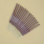 Crochet Hook Set Factory - 16pcs SKC Brown Fine Knitting Needles Set