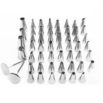 Decorating Nozzle Set Factory - 52-Head Stainless Steel Baking DIY Tools