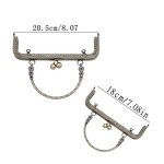 Purse Frame Factory - 18cm/20cm Hot Sale Kiss Clasp Lock Metal Frame