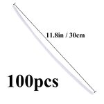 Pipe Cleaners Factory - Educational Chenille Stems White Pipe Cleaners