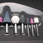 Mounted Stone Set Factory - 10Pcs Abrasives Grinding Cone Head Set