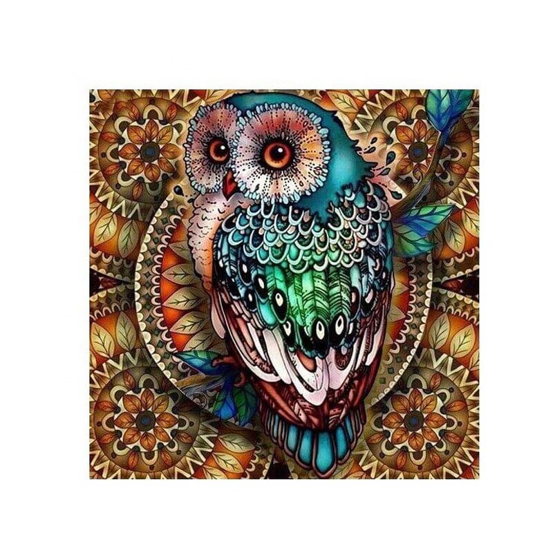 Diamond Painting Kits Factory - 5D Owl Featured Cartoon Diamond Painting