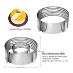 Cake Mold Factory - Large Stainless Steel Layered Mousse Ring Bakery