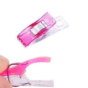 Sewing Clips Factory - Wholesale 100pcs Colorful Clip Fabric with Holes