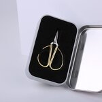 Eyelash Scissors Factory - Mini Beautiful Gold Silver Small Scissors
