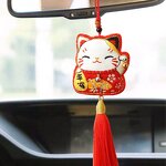 Embroidery Kit Factory - Hot Selling Handmade Lucky Cat Car Hanging