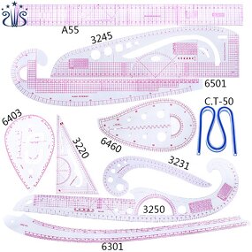 Sewing Ruler Set Factory - Multi-function Grading Armhole Curve Ruler
