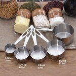 Measuring Spoons Set Factory - High Quality 5pcs Stainless Steel Scoop
