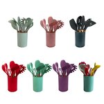 Kitchenware Set Factory - Hot Sale Wooden Handle Silicone Non-stick Set