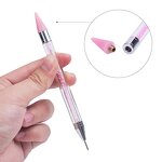 Nail Drill Pen Factory - Double-tip Crystal Nail Point Drill Crayons