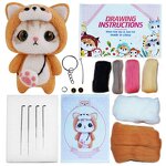 Needle Felting Kit Factory - Hot Sale DIY Shiba Inu Wool Felt Animal