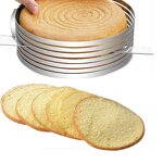 Cake Mold Factory - Large Stainless Steel Layered Mousse Ring Bakery