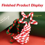 Pipe Cleaners Factory - New Arrival DIY Tree Christmas Red Pipe Cleaners