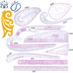 Sewing Ruler Set Factory - Transparent Armhole Curve Scale High Quality