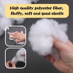 Polyester Fiber Fill Factory - White Fluff High Resilience Polyfill