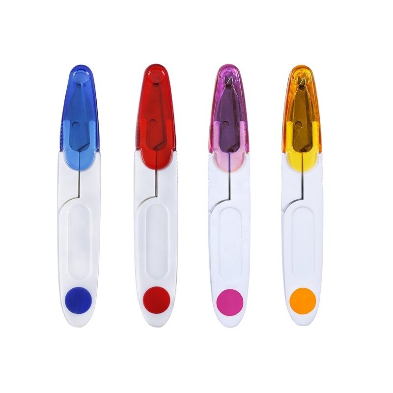 Cross Stitch Scissors Factory - Transparent Cover V Shape Yarn Cutter