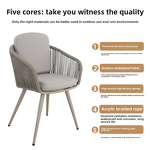 Outdoor Dining Set Manufacturer - Popular PE Rattan Three-Piece Set