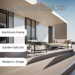 Outdoor Sofa Set Manufacturer - Aluminum Frame Waterproof Sectional