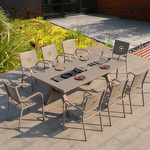 BBQ Table Manufacturer - Modern Charcoal Electric Grill Combo