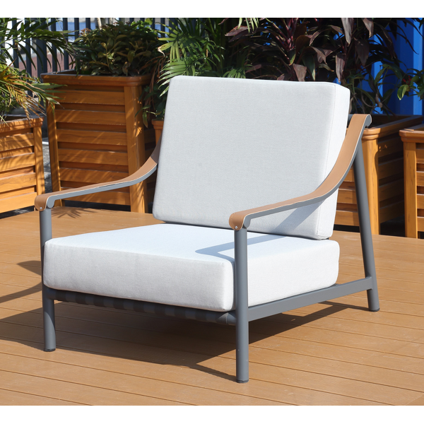 Outdoor Lounge Set Manufacturer - Luxury Aluminum Chair Table Set