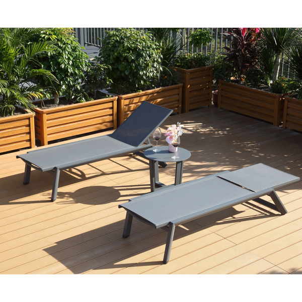 Outdoor Sun Bed Factory - Customized Quick Dry Aluminum Recliner