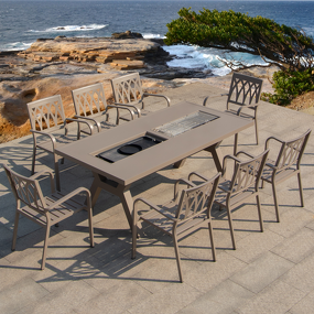 Outdoor Fire Pit Table Manufacturer - Customizable Electric Charcoal Grill