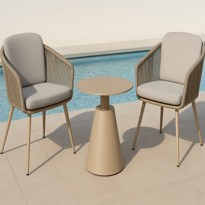 Outdoor Furniture Set Manufacturer - Aluminum Rattan Chair Table Set